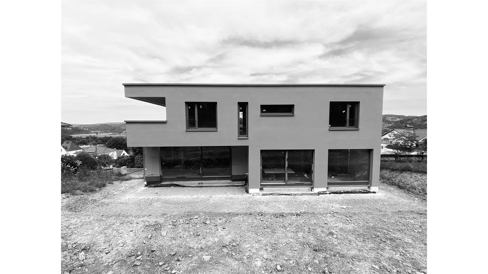 Gartenansicht Am Hopfenberg Raumkontrast