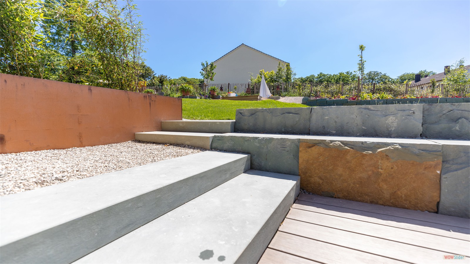 Gartenhof Gartenplanung 3 Raumkontrast