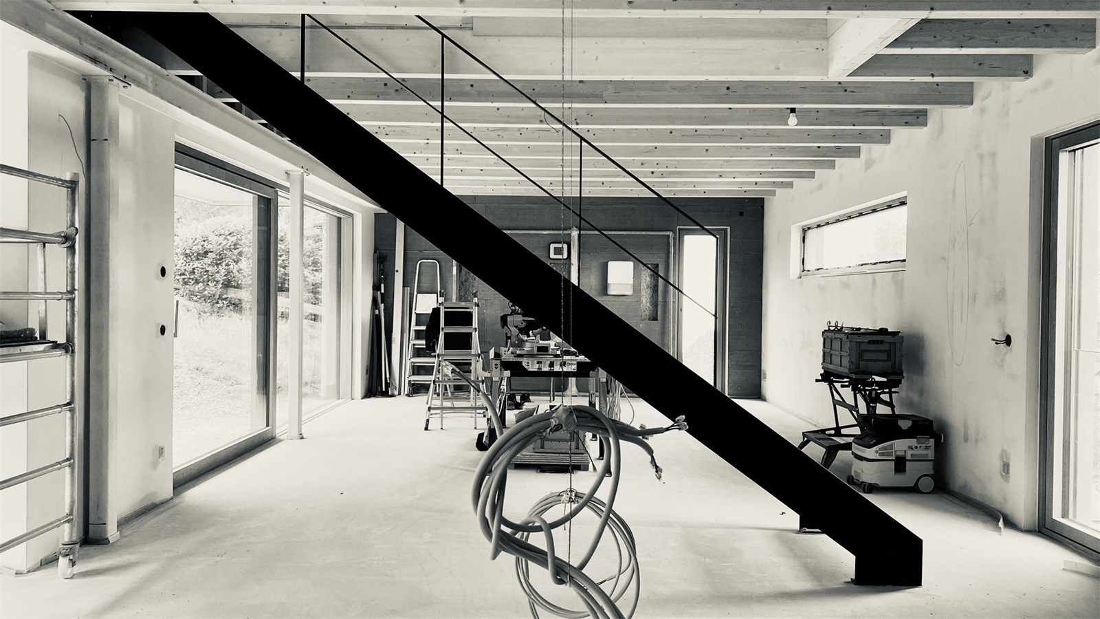 Rohbau Treppenanlage seitlich 2 Am Hopfenberg Arnsberg